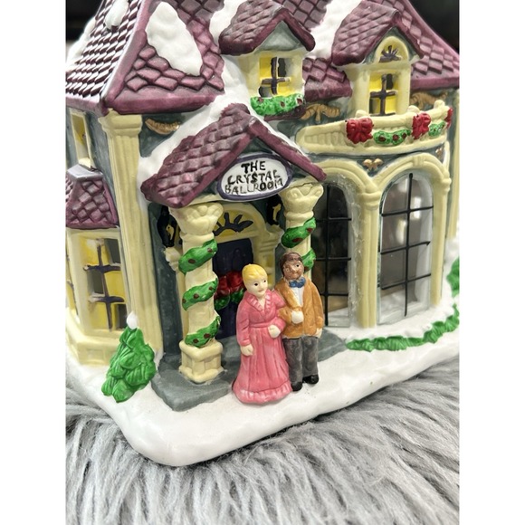 VTG Trim A Home "The Crystal Ballroom" Lighted Christmas Village Building Scene - Picture 5 of 11
